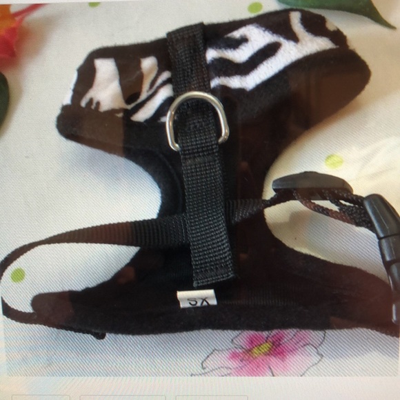 Cat or Dog Harness, Zebra! Size: XS - Picture 2 of 2